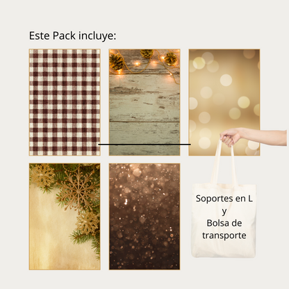 PACK de fondos CHOCOLATE XMAS