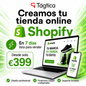 Tienda Online Shopify Express desde 399 € en 7 días o menos, sin complicaciones y configurada 100%