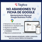 Mantenimiento Mensual Google Business Profile | SEO Local y Reseñas